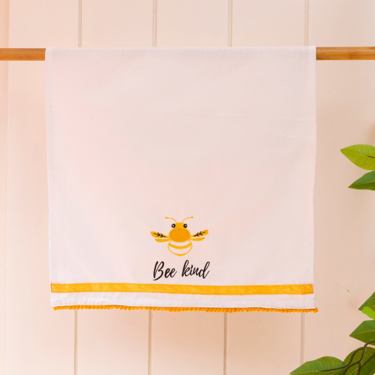‘Bee Kind’ Cotton Kitchen Towel