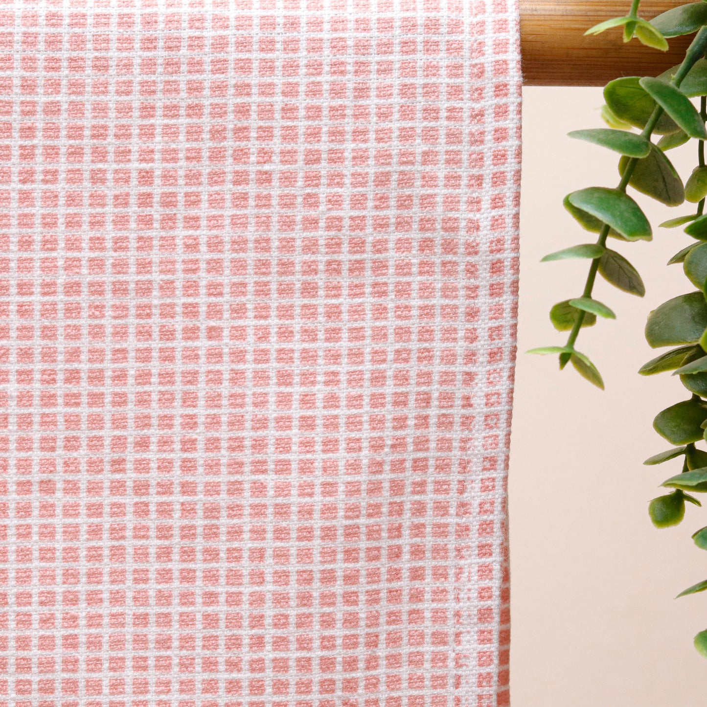 Polly Pink Checks Terry Kitchen Towel
