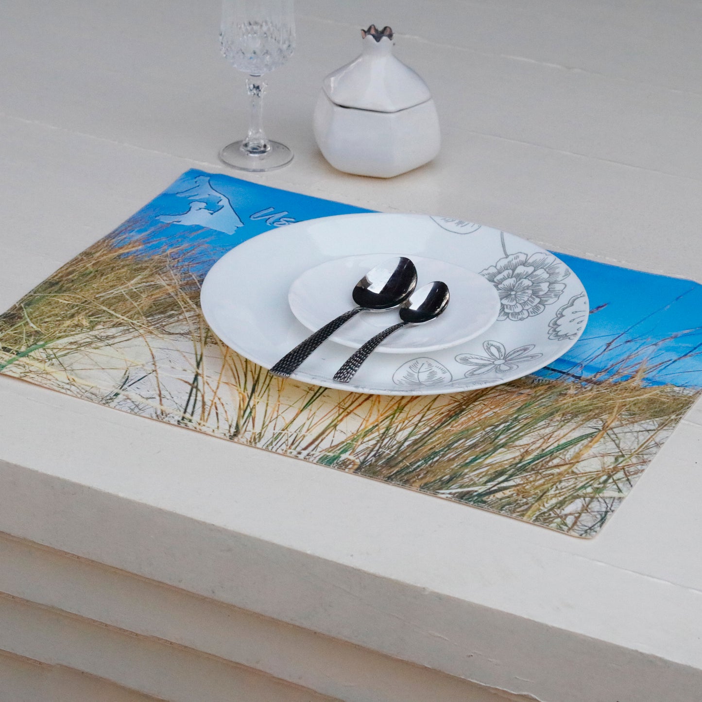Beach Prints Placemats (Set of 6 Placemats)