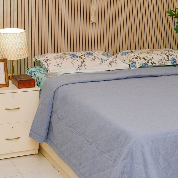 Soft Breeze Cotton Quilted Single Comforter
