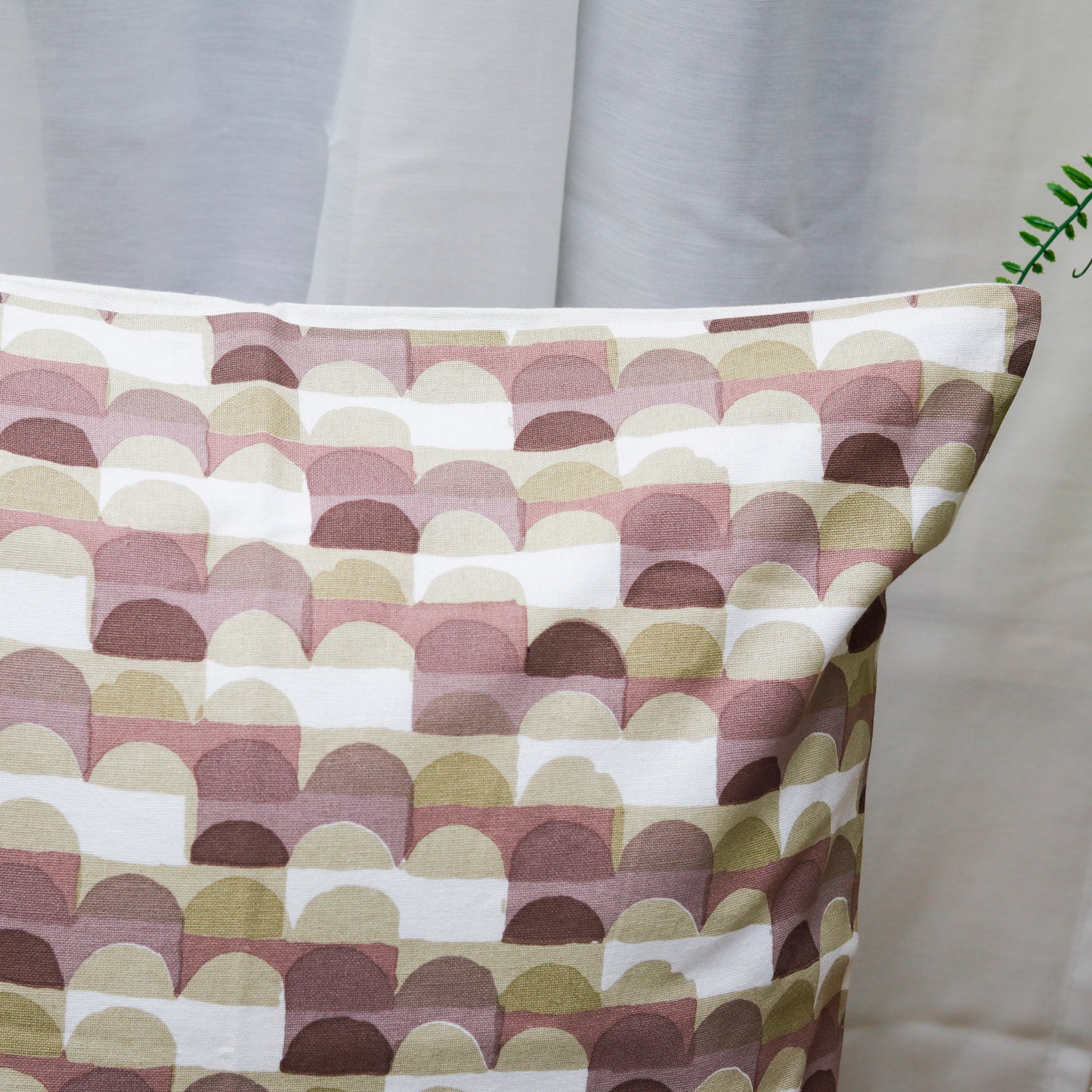 Lavender Waves Cushion Cover