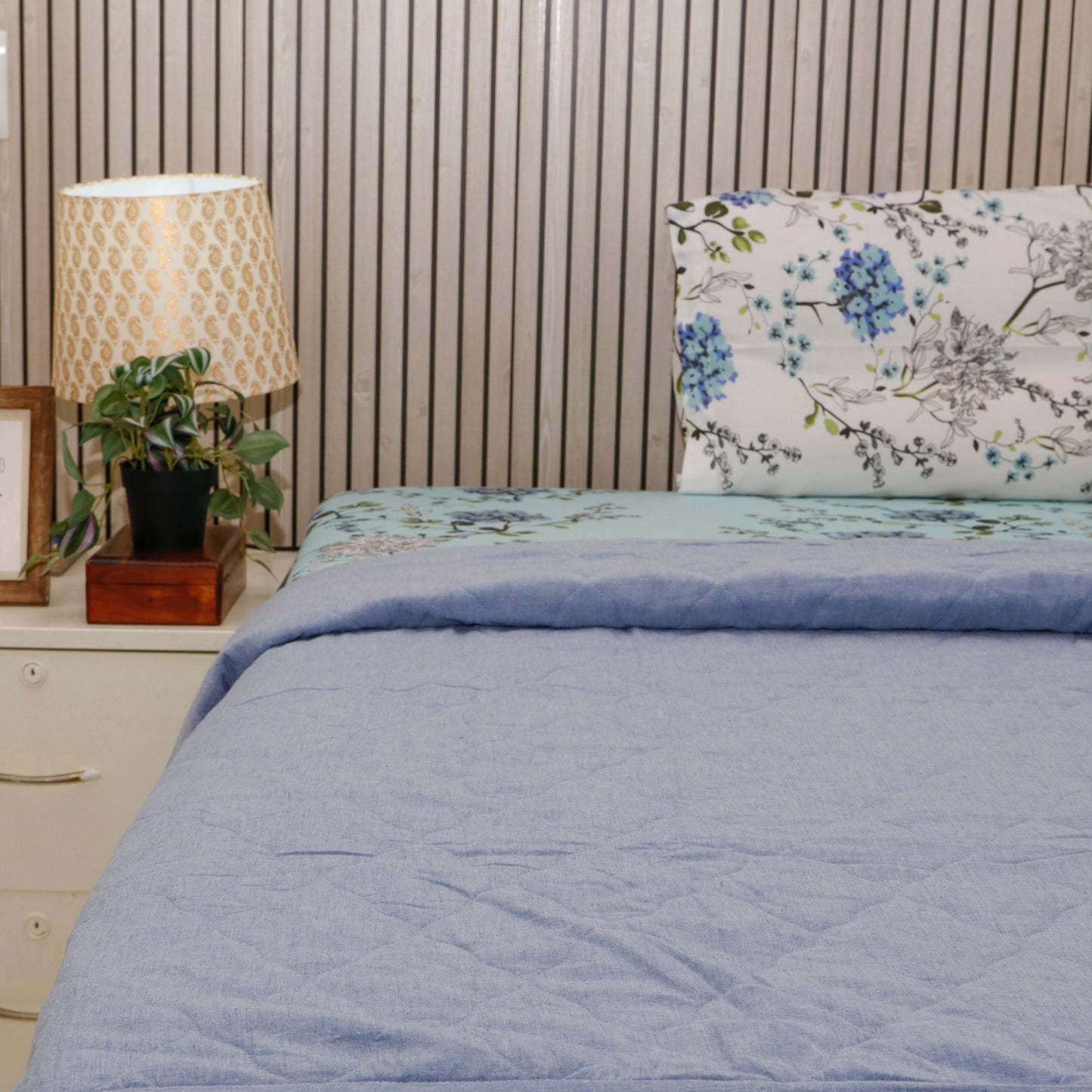 Soft Breeze Cotton Quilted Single Comforter