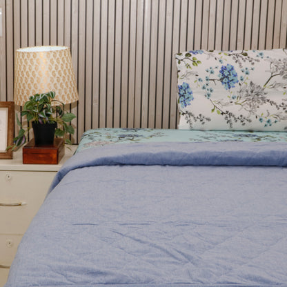 Soft Breeze Cotton Quilted Single Comforter