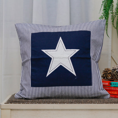 White Star Cushion Cover