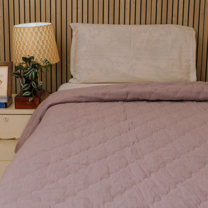 Lavender Dreams Cotton Quilted Single Comforter