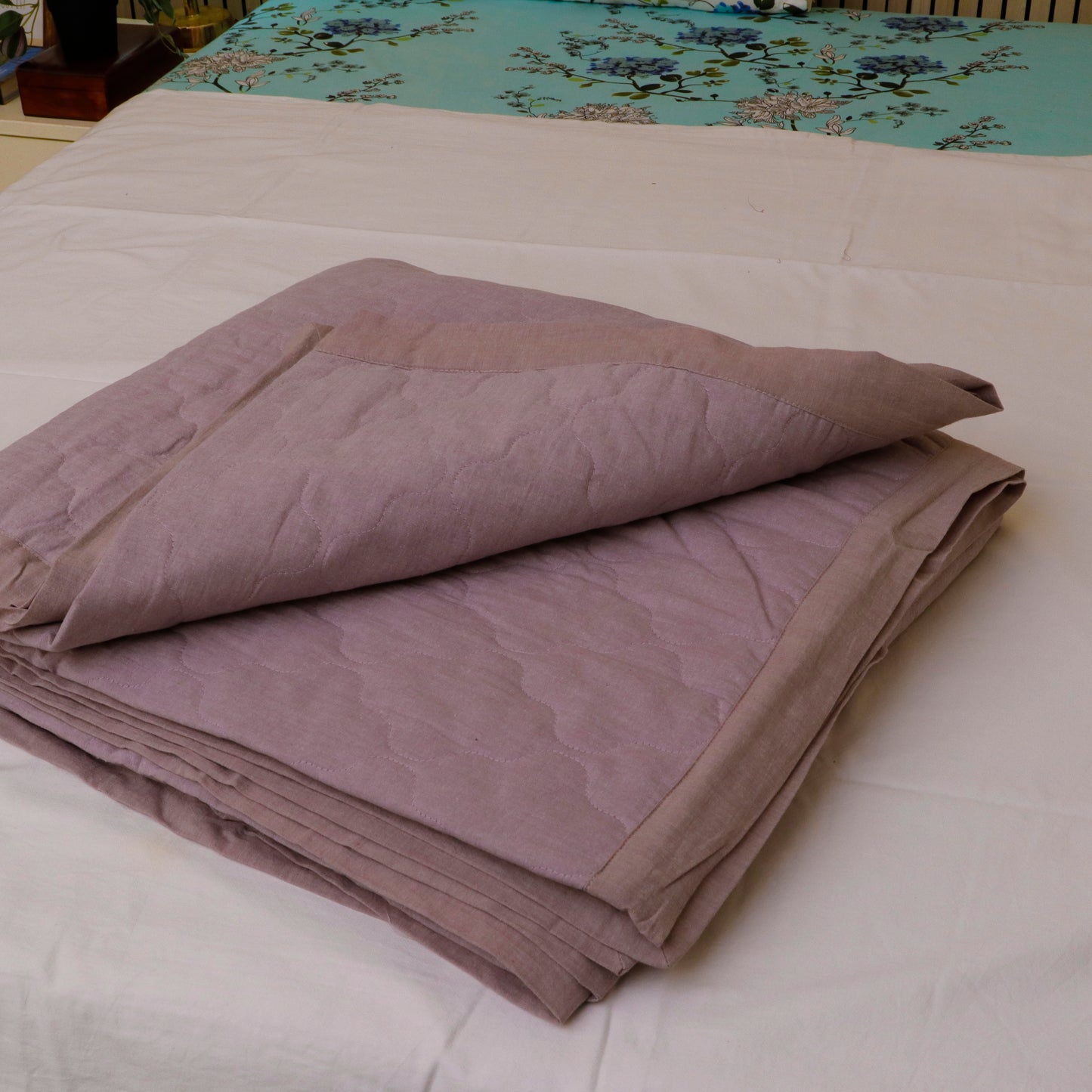 Lavender Dreams Cotton Quilted Single Comforter
