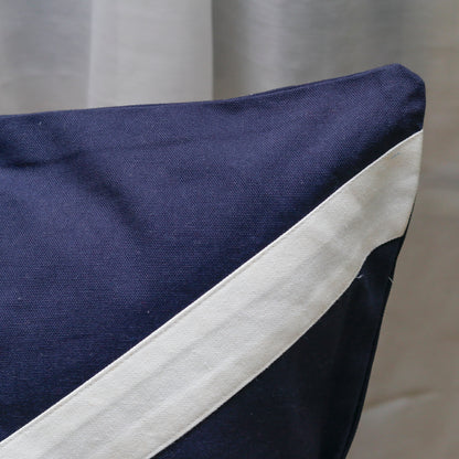 White Cross Cushion Cover