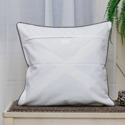 Grey Star Cushion Cover