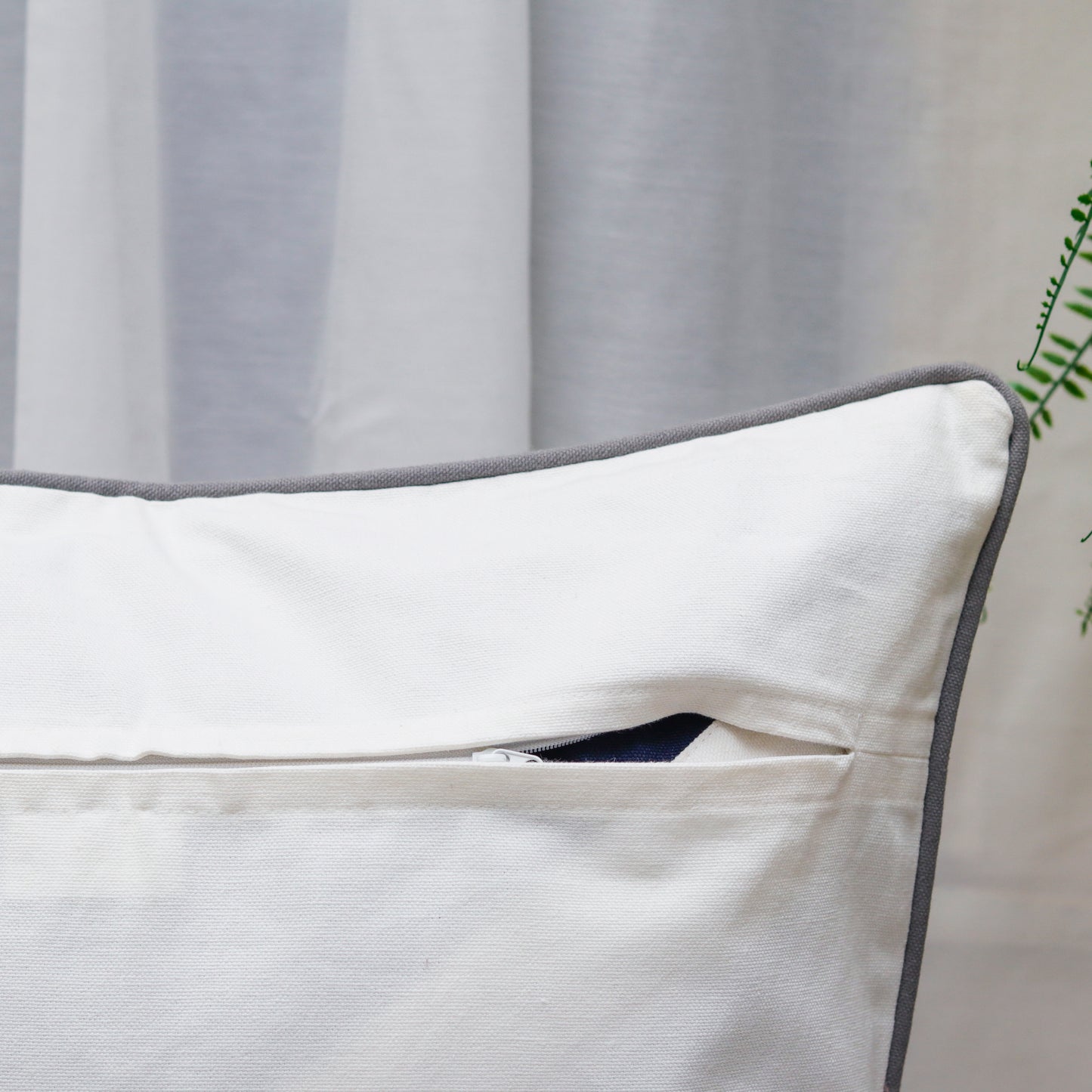 Grey Star Cushion Cover