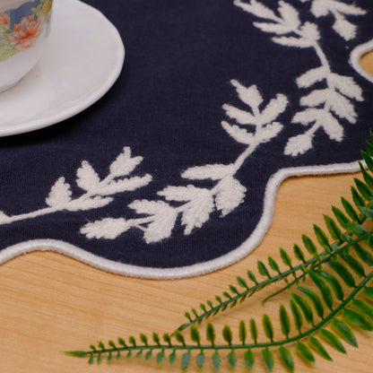 Navy Blue Cotton Doilies