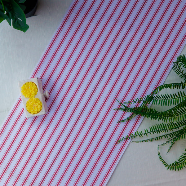 Candy Cane Table Runner