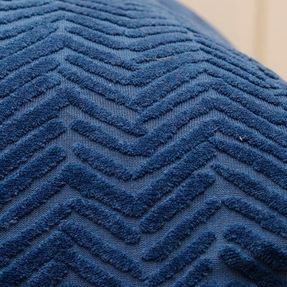 Deep Navy Textured Cushion Cover