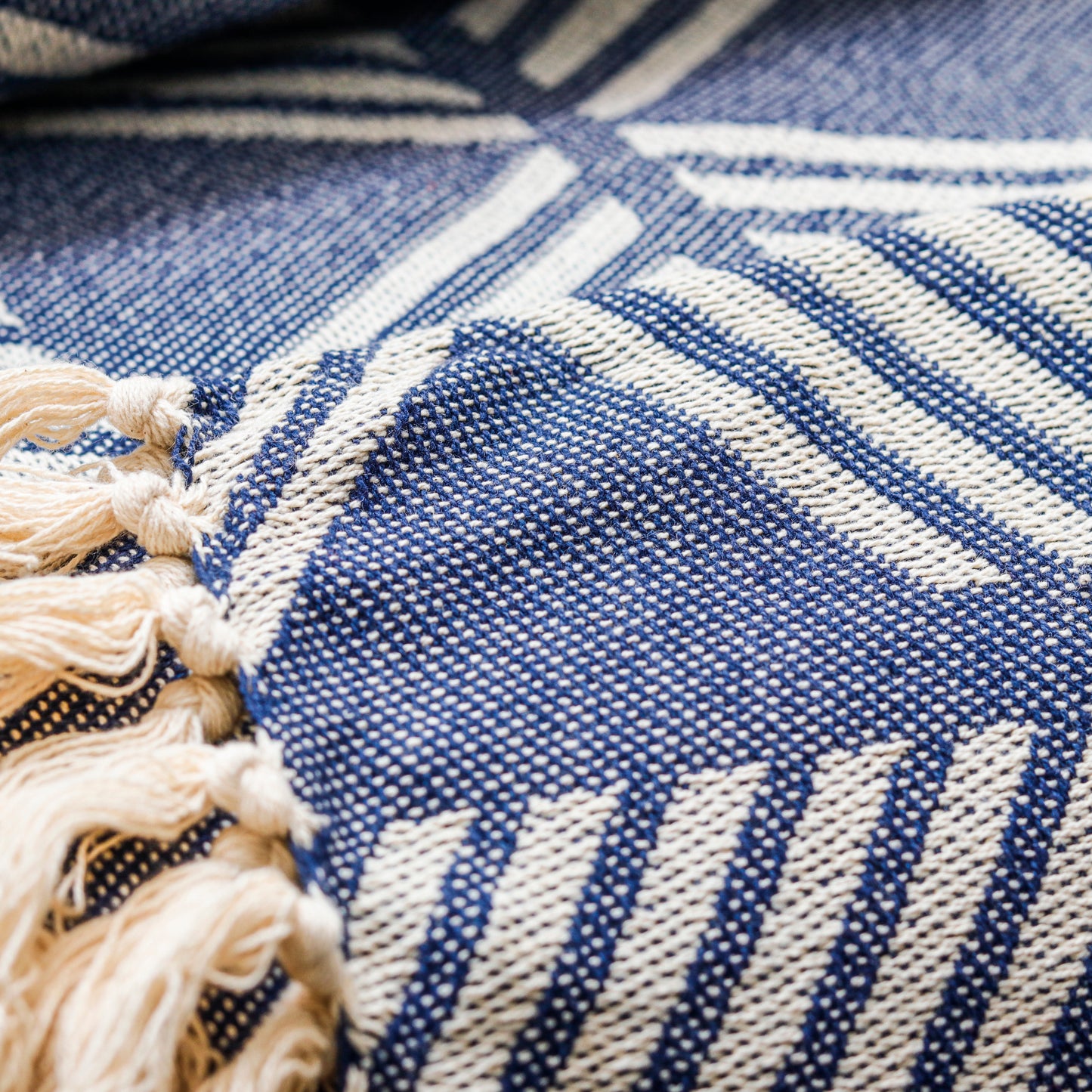 Fringed Boho Vibe Sofa Throw