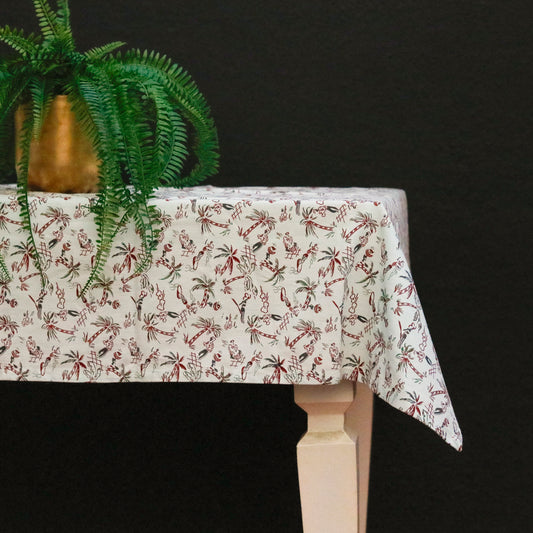Coconut Grove Tablecloth (Teapoy Size)