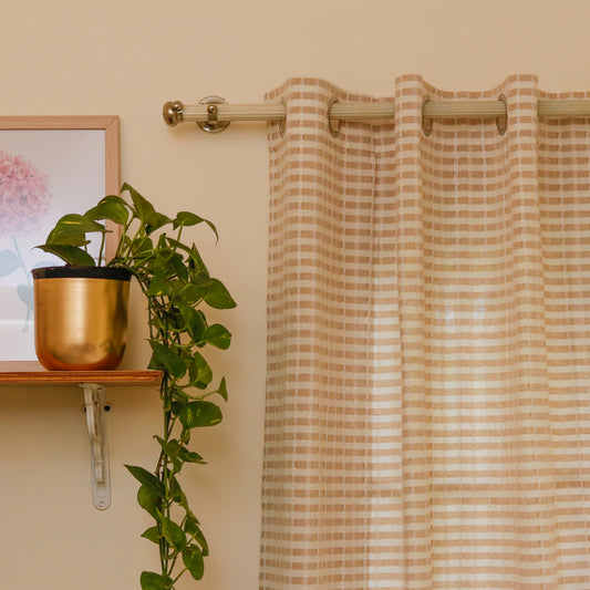 Sand Dune Jaquard Woven Curtain