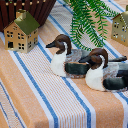 Rustic Striped Charm Tablecloth