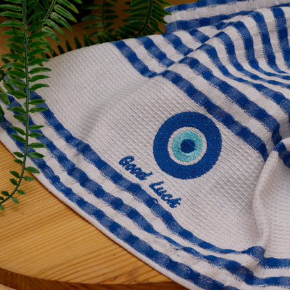 Evil Eye Charm Kitchen Towel