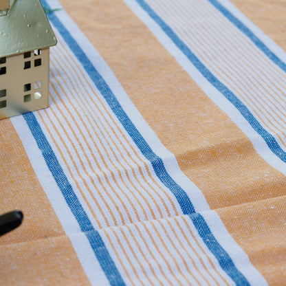 Rustic Striped Charm Tablecloth