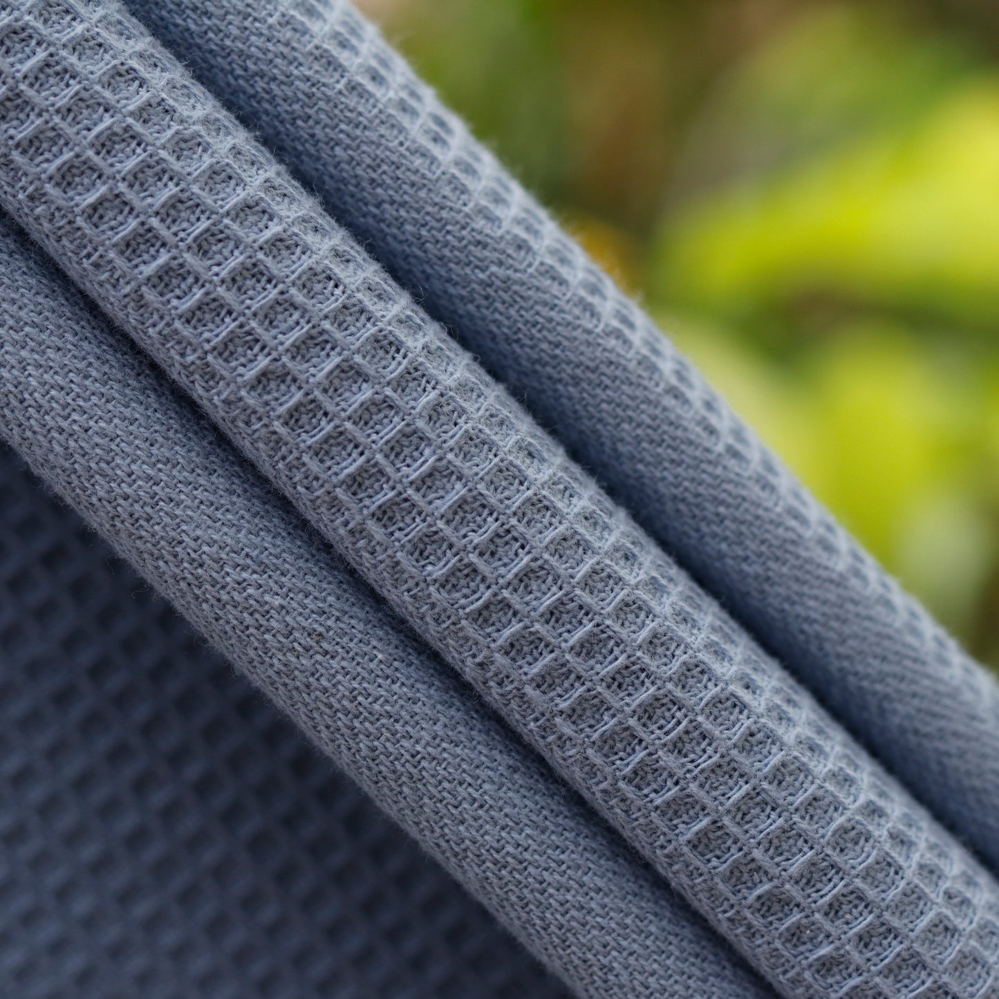 Blue Grid Luxe Curtain