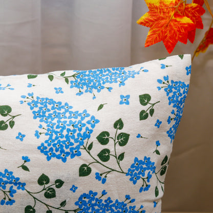 Blue Floral Cushion cover