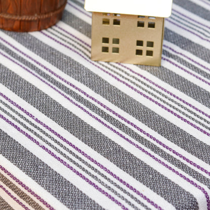 Lavendar Stripe Symphony Tablecloth