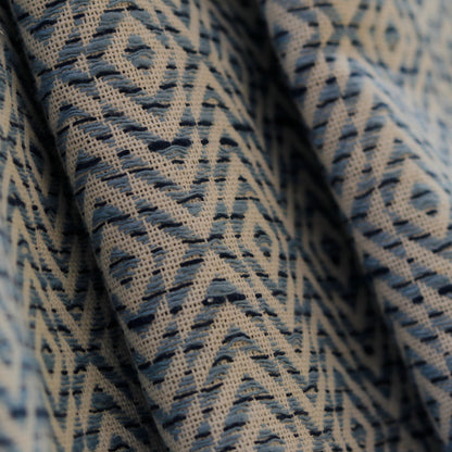 Azure Diamond Drape Curtain