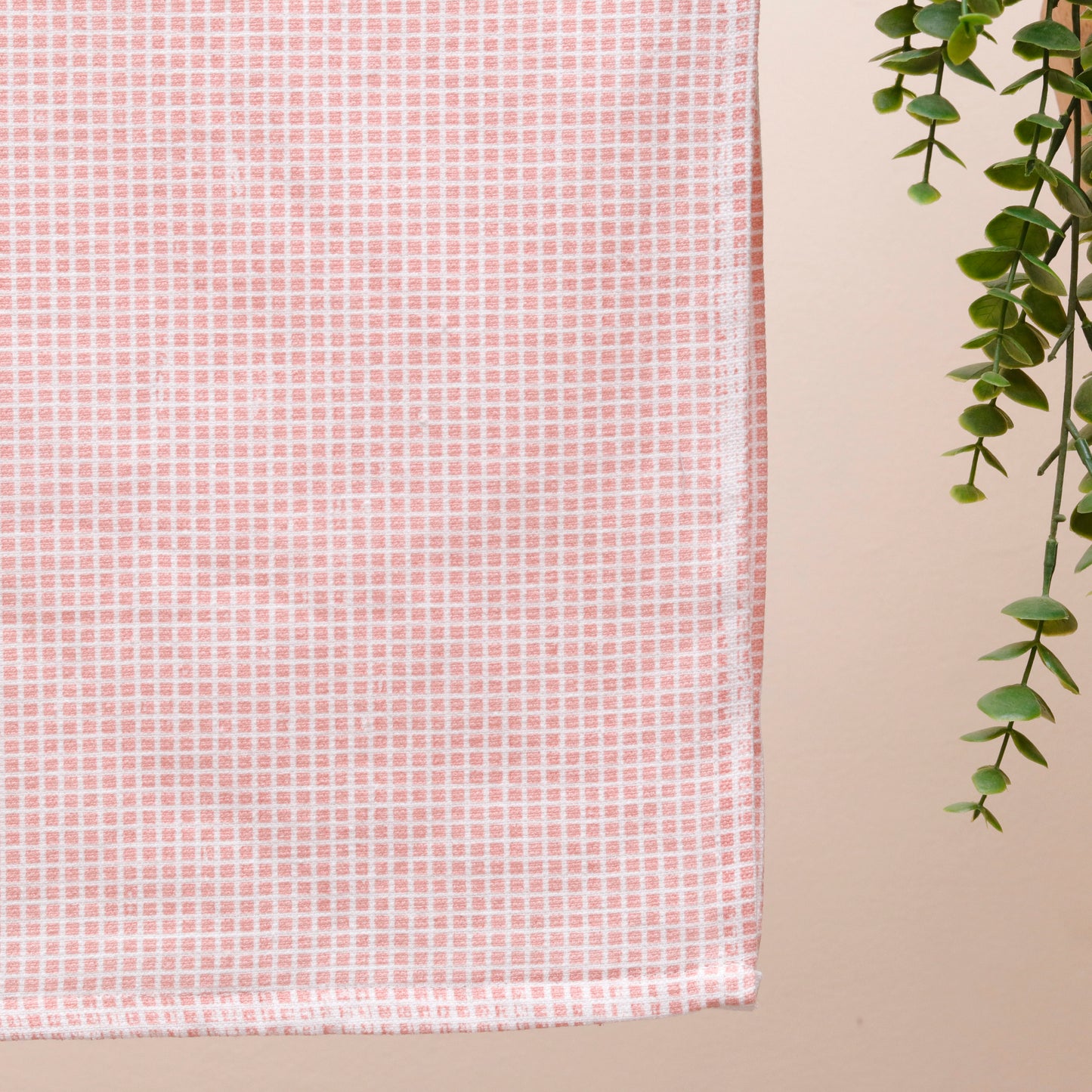Polly Pink Checks Terry Kitchen Towel