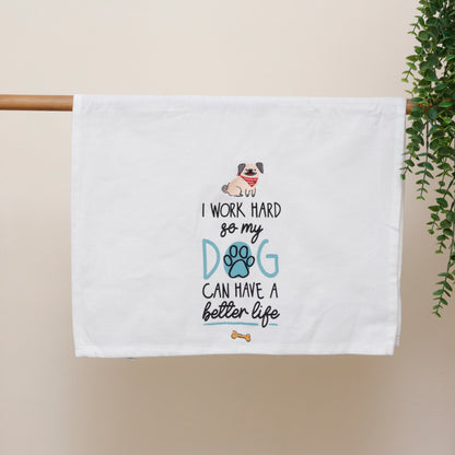 Better Life Embroidered Kitchen Towel