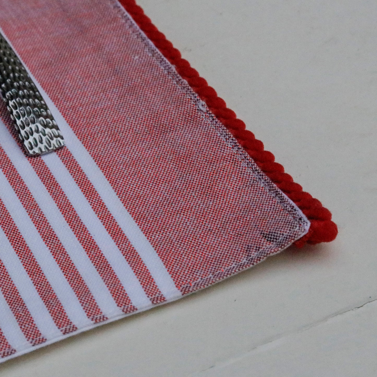 Red Striped Placemats (Set of 2 Placemats)