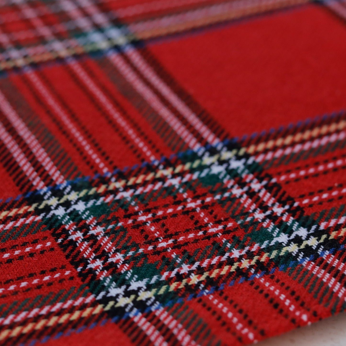 Tartan Red Table Runner