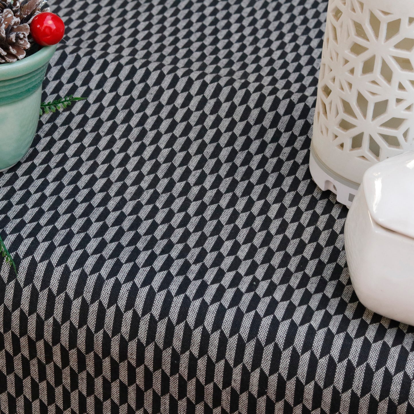 Onyx Stripe Table Runner