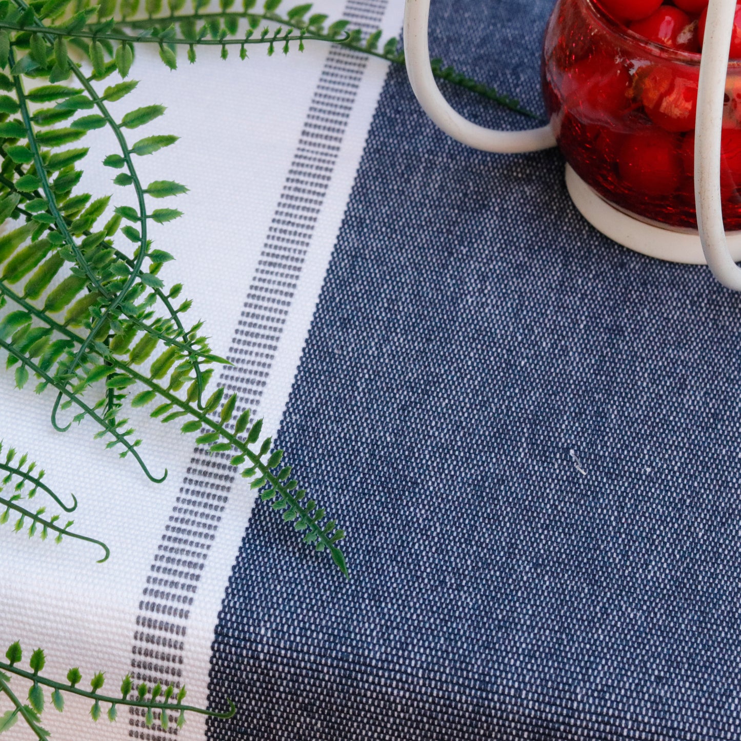 Monochrome Stripe Table Runner