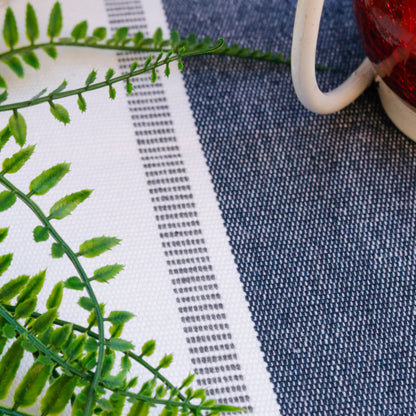 Monochrome Stripe Table Runner