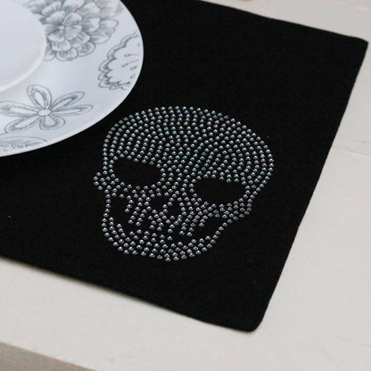 Skull Diamante Placemats (Set of 2 Placemats)